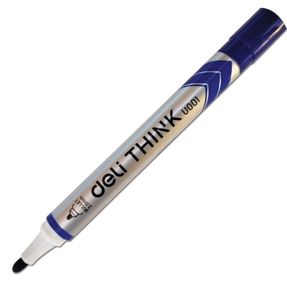 Whiteboard Marker Thick Ref U00130 Blue, 2.0 mm Acrylic Deli My Academia