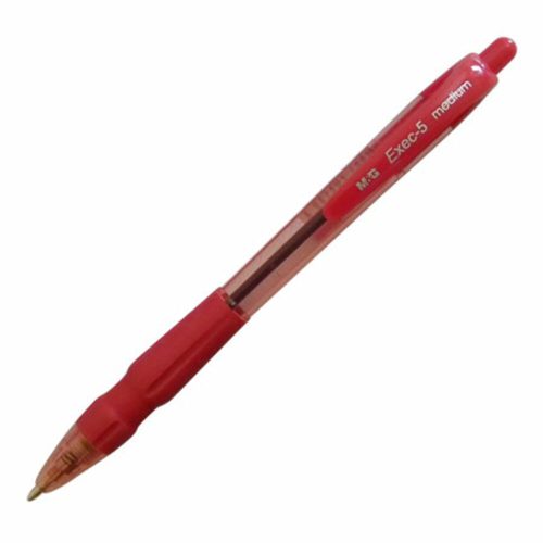 Ball Point Pen Exec-5 Ref ABP89475
0.7mm Tip, Red [Medium]
M&G