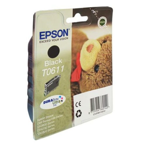 Inkjet Cartridge Ref T0611
Black C13T06114010
Epson