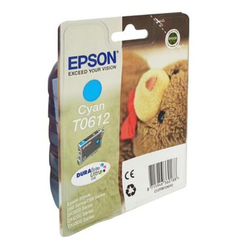 Inkjet Cartridge Ref T0612
Cyan C13T06124010
Epson