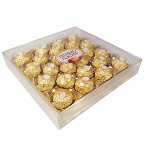 Chocolate
300g Wafer coated with Chocolate [PK 24]
Ferrero Rocher