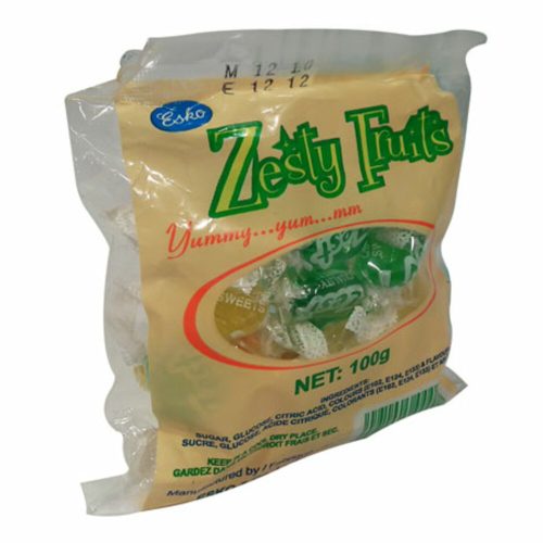 Candy Zesty fruity
100g Mixed Flavours
Esko