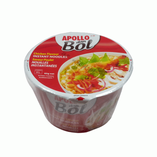 Instant Noodles
85g Chicken Cup
Apollo