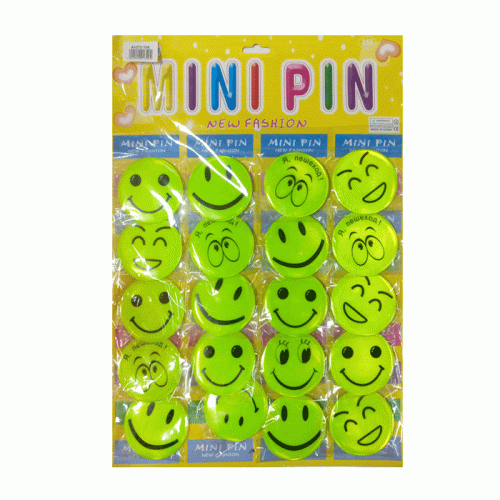 Pin Smiley Ref A1273-10A
Large, Color: Yellow
FW - Image 2