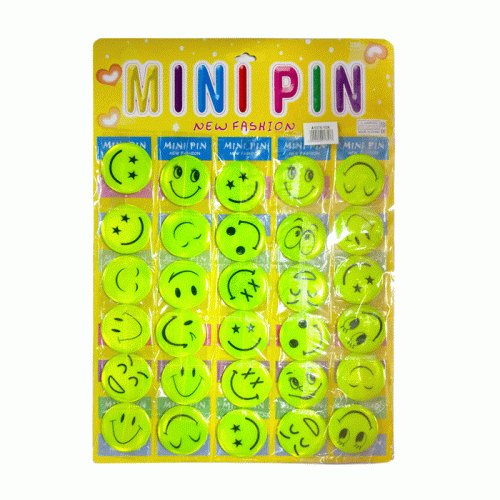 Pin Smiley Ref A1275-10A
Medium, Color: Yellow
FW - Image 2