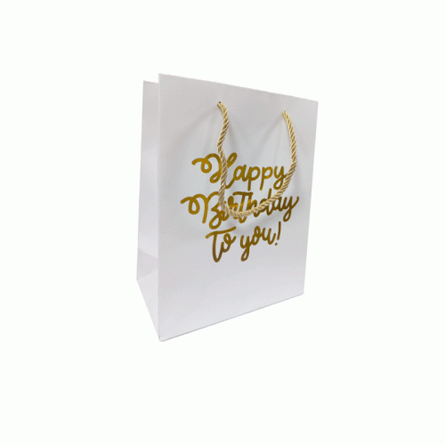 Paper Gift Bag Ref LC683-1A05
HBirthday, 7*9cm, [Gold & White]
FW - Image 2