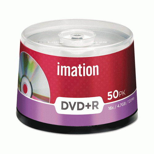 DVD Recordable
4.7GB Write Speed 16x [Bulk 50]
Imation