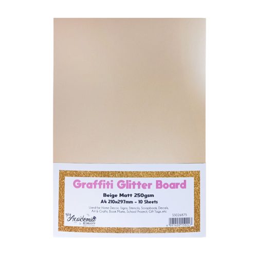 Glitter Board Ref 3017
A4 Beige Matt, 250gsm [Pk 10]
GB