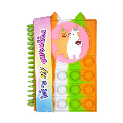 Notebook Pop It Ref LC1288V
A6 Bear Design, Assorted Colors
FW - Image 3