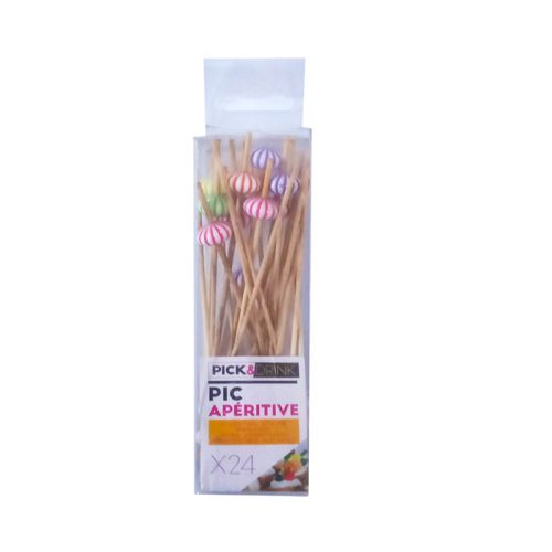 Cocktail Sticks Ref KA1290
12cm, Assorted Design [Pk 24]
Pick & Drink - Image 2