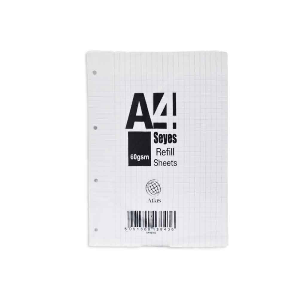 Refill Paper Ref XA4C A4, 60gsm, Seyes [Pk 40] Genius – MyAcademia