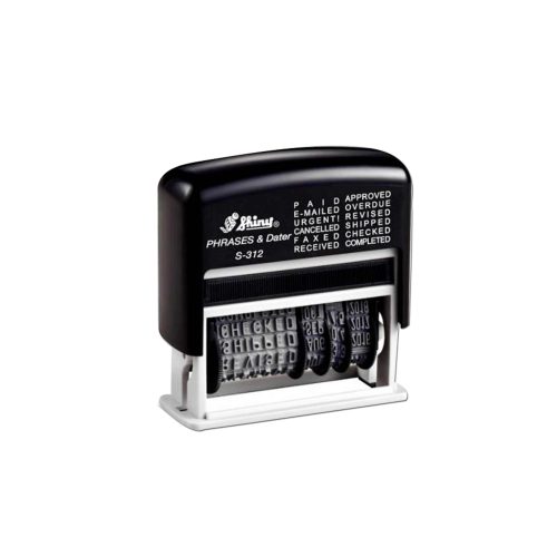 Dater Stamp Printer Ref S-312
3mm (12 Multiformules)
Shiny