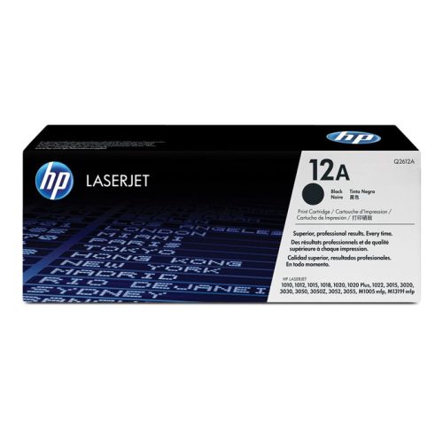 Toner Cartridge Hp 12A Ref Q2612AF
Black
Hewlett Packard