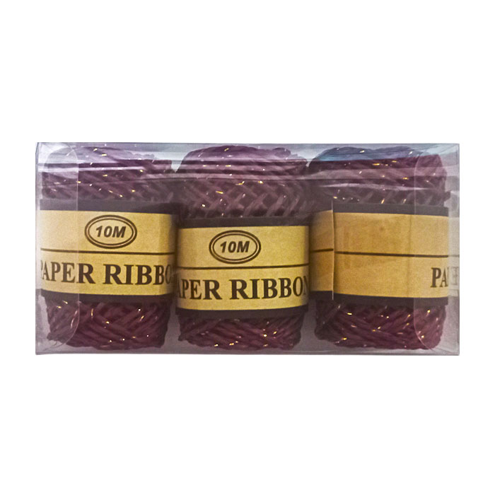 Ribbon Decorative Ref LC1096 10m, Assorted Colours [Pk 3] FW - MyAcademia