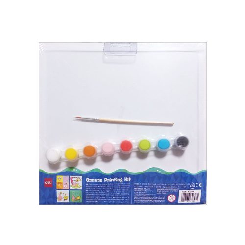 Canvas Painting Kit Ref EC288
8 Acrylic Colours+Paint Brush [25.4*24.5cm]
Deli - Image 2