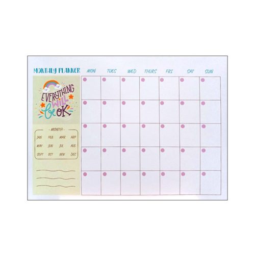 Desk Planner
A4, Monthly
Notelita - Image 2