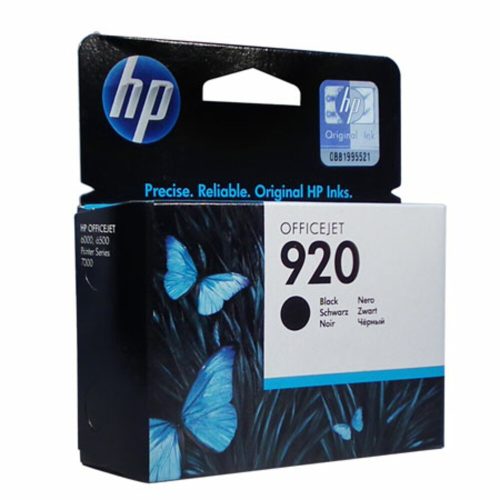 Inkjet Cartridge CD971AE
Black HP 920
Hewlett Packard