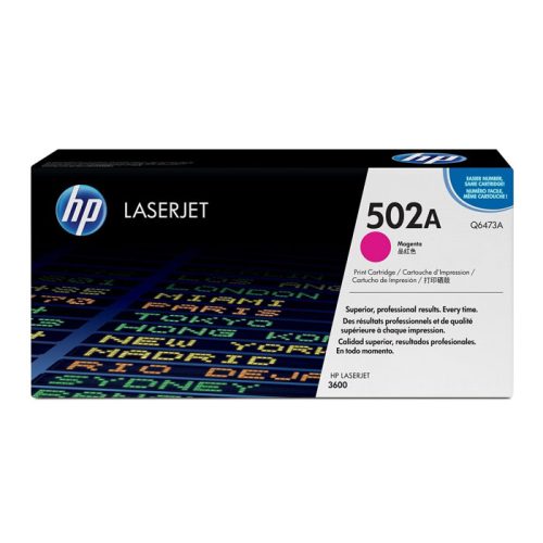 Laserjet Toner Q6473A
Magenta 4000 Pages HP 502A
Hewlett Packard