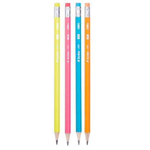 Wood Pencil With Eraser Ref U51006
2B Scribe
Deli - Image 2