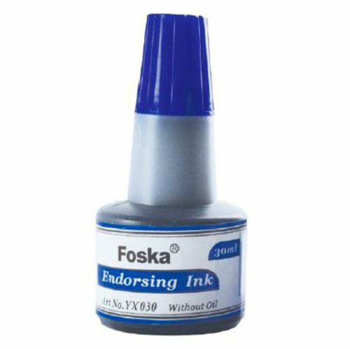 Stamp Ink Ref YX030
30ml Blue
Foska