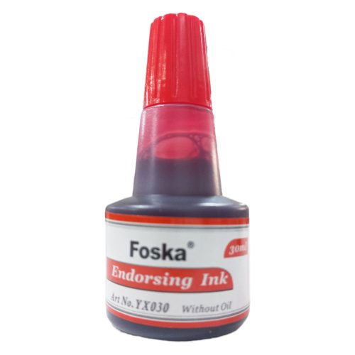 Stamp Ink Ref YX030
30ml, Red
Foska