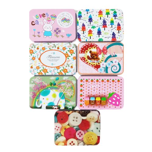 Tin Box Ref TX-002
Metal L9*W6.5*H2.5cm, Assorted Design
Meli Melo - Image 2