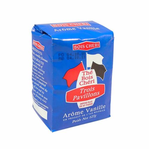 Tea Packet Trois Pavillons
125g Black Tea with Vanilla Flavour
Bois Chéri