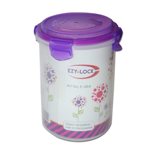 Round Container Plastic Ref EE654
1500ml, with lid
Ezy-lock