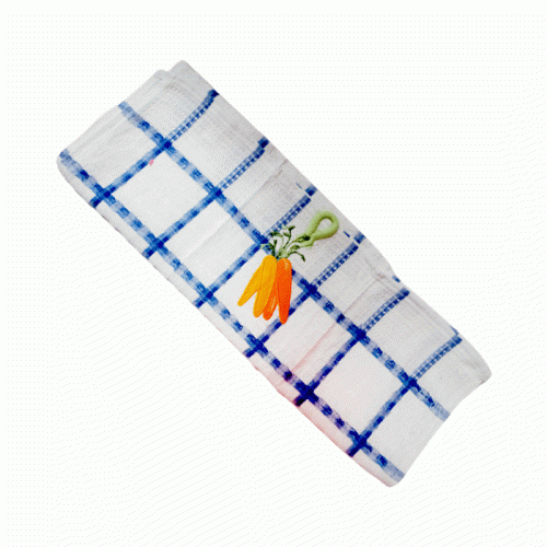 Kitchen Cloth
W60*D40cm, White Design Carrots
PE