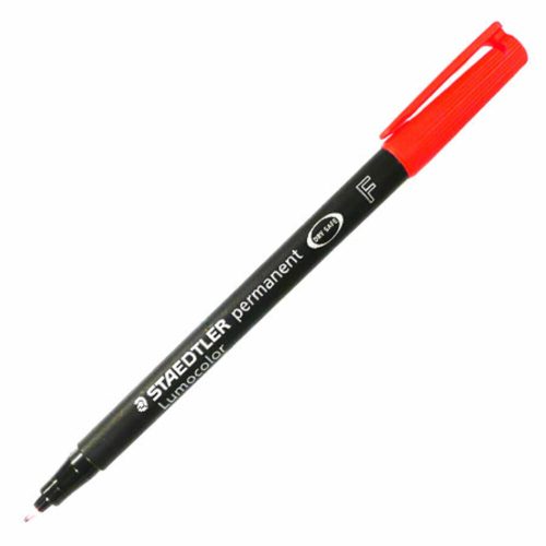 Permanent Marker Lumocolor Ref 318
Fine Refillable , Red
Staedtler