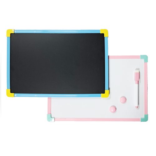 Whiteboard + Blackboard Ref 6205-2
A4, Plastic with Mini Marker
Meli Melo - Image 2