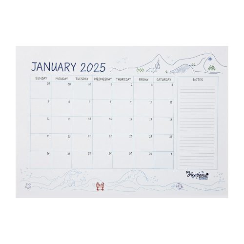 Desk Planner A2 2025
12 Pages Monthly
My Academia