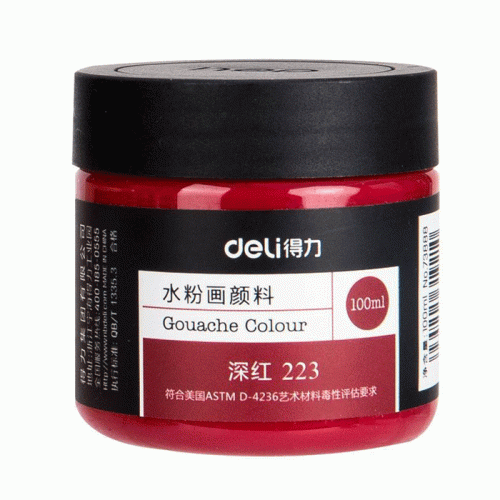 Gouache Ref 73888
100ml, Dark Red 223
Deli