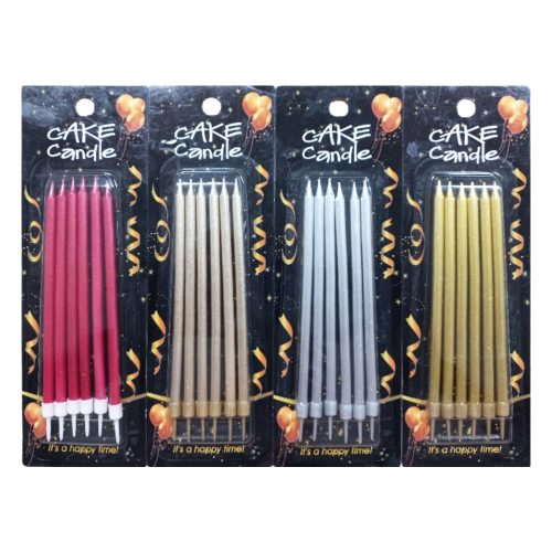 Candle Stick Long Ref L4591
Assorted Colors [Pk 6]
No Brand - Image 2