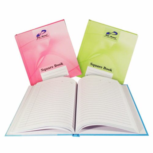 Hard Cover Square Book Ref DD2103-300
205*160mm, 300 Sheets Ruled
Dot Down
