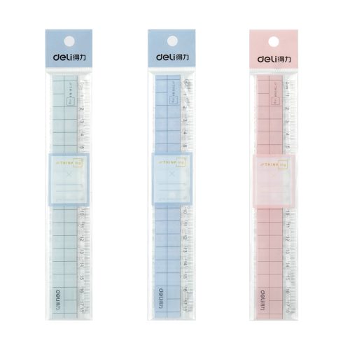 Ruler Ref 6235
18cm, Assorted Colors
Deli - Image 2