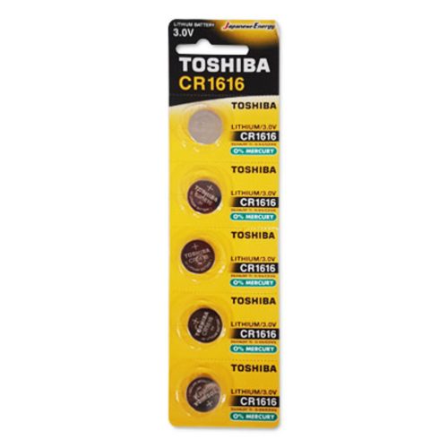 Battery Lithium Ref CR1616
3.0V
Toshiba