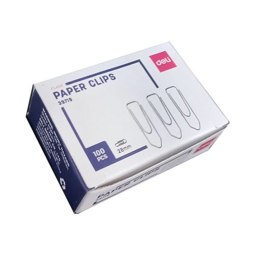 Paper Clips Ref 39719
28mm, Nickel Plated [Pk 100]
Deli