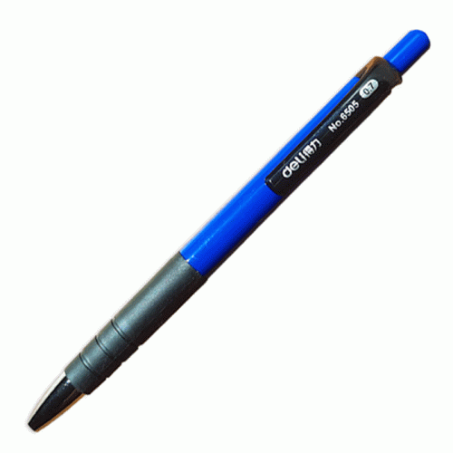 Ball Pen RT Ref 6505
Bullet Tip :0.7 mm, Blue
Deli