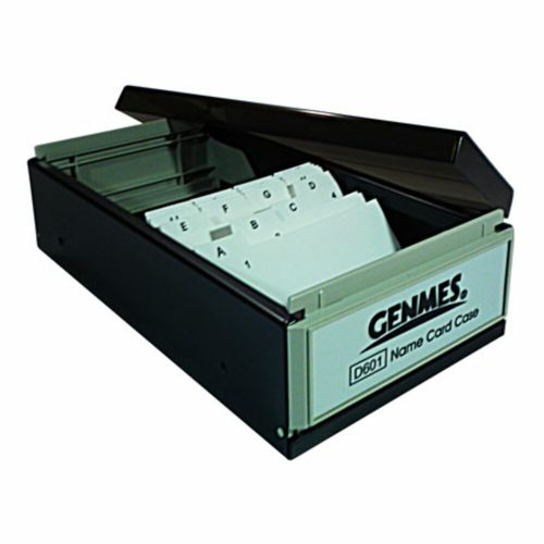 Business Card Holder
B:800 Cards, With A-Z Indexes, Black
Genmes