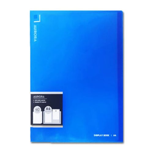 Display Book Aurora Ref B02632
A4, 40 Pockets, Blue, Plastic
Deli