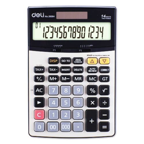Desktop Calculator Ref E39264
14 Digits, W154*D152mm, Golden
Deli