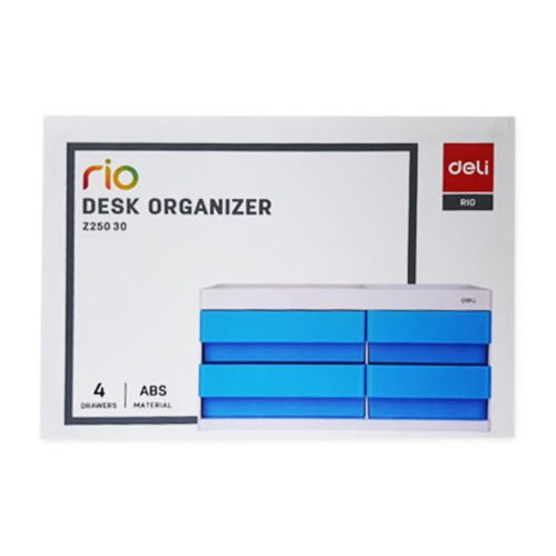 Desk Organiser Rio Ref Z25030
265*189*131mm, 4 Drawers, 3 Comp
Deli