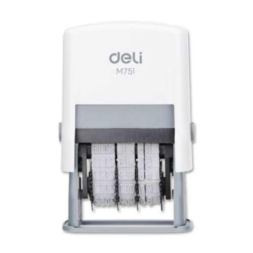 Dater Stamp Ref M75110
Day:Month:Year - White
Deli