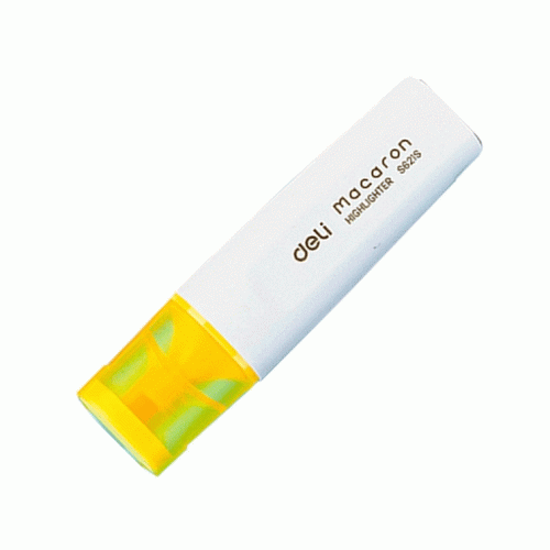 Highlighter Ref S621S
Yellow, Chisel Tip-1.5mm
Deli