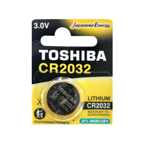 Battery Lithium CR2032
3.0V [Pk 1]
Toshiba/Maxell