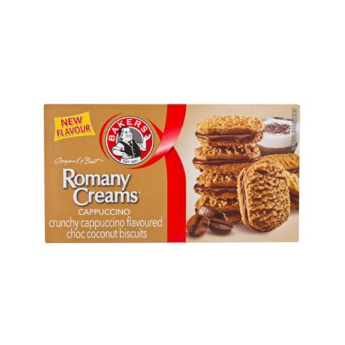 Romany Creams
200g Cappuccino
Bakers