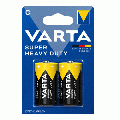 Battery Superlife R14 C-Size Ref 2014
1.5V Mono [Pk 2]
Varta