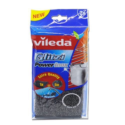 Metal Scourer Ref FH198
Glitzi Power Inox, Stainless Steel [Pk 2]
Vileda