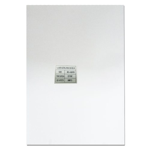 Laminating Film
A3 303*426mm 125 Mic [Pk 100]
No brand